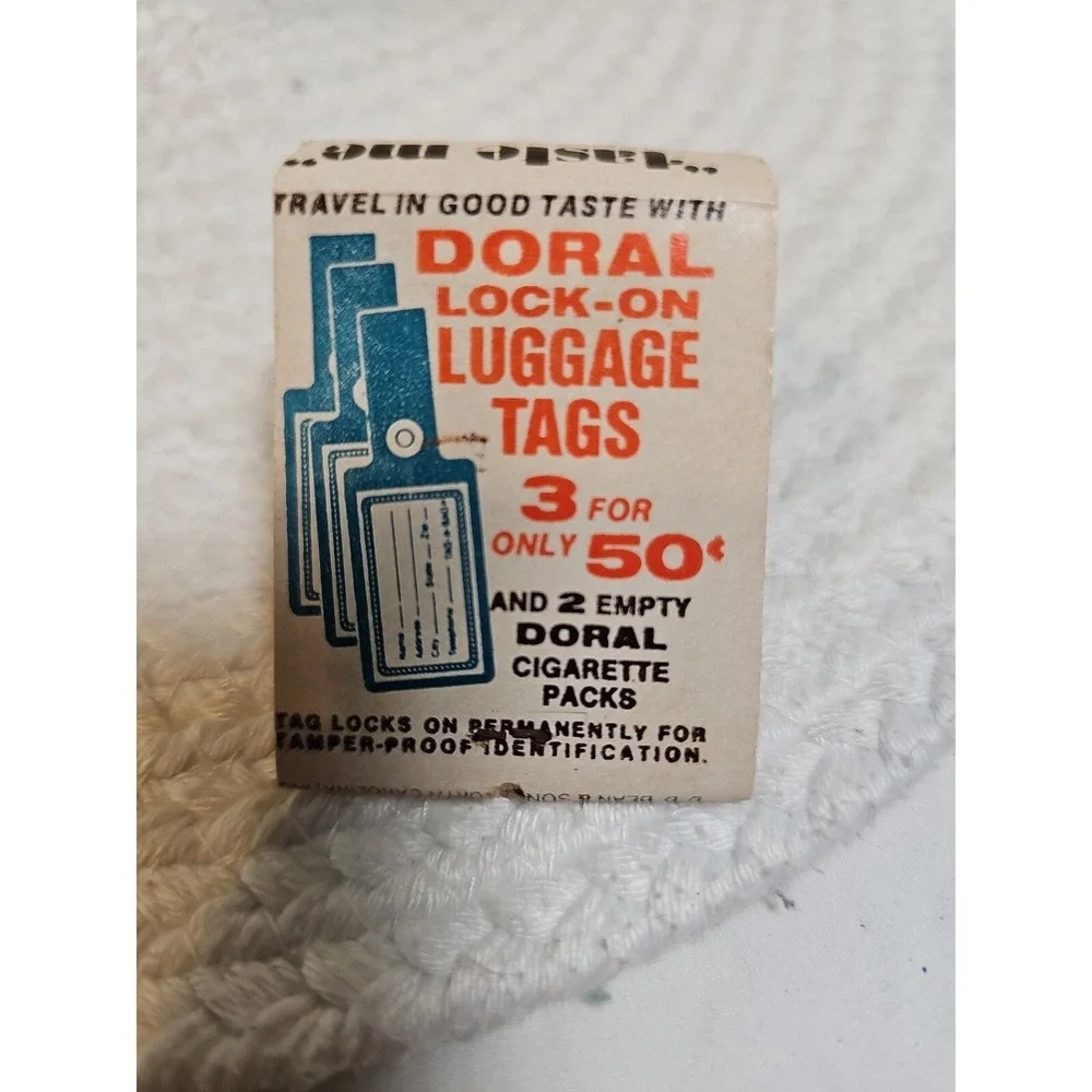 Doral Filter Cigarettes Matchbook Full Advertisement Rare Full Book‎